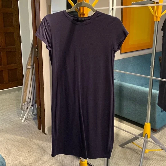 atm t shirt dress Amazing ATM navy t-shirt dress